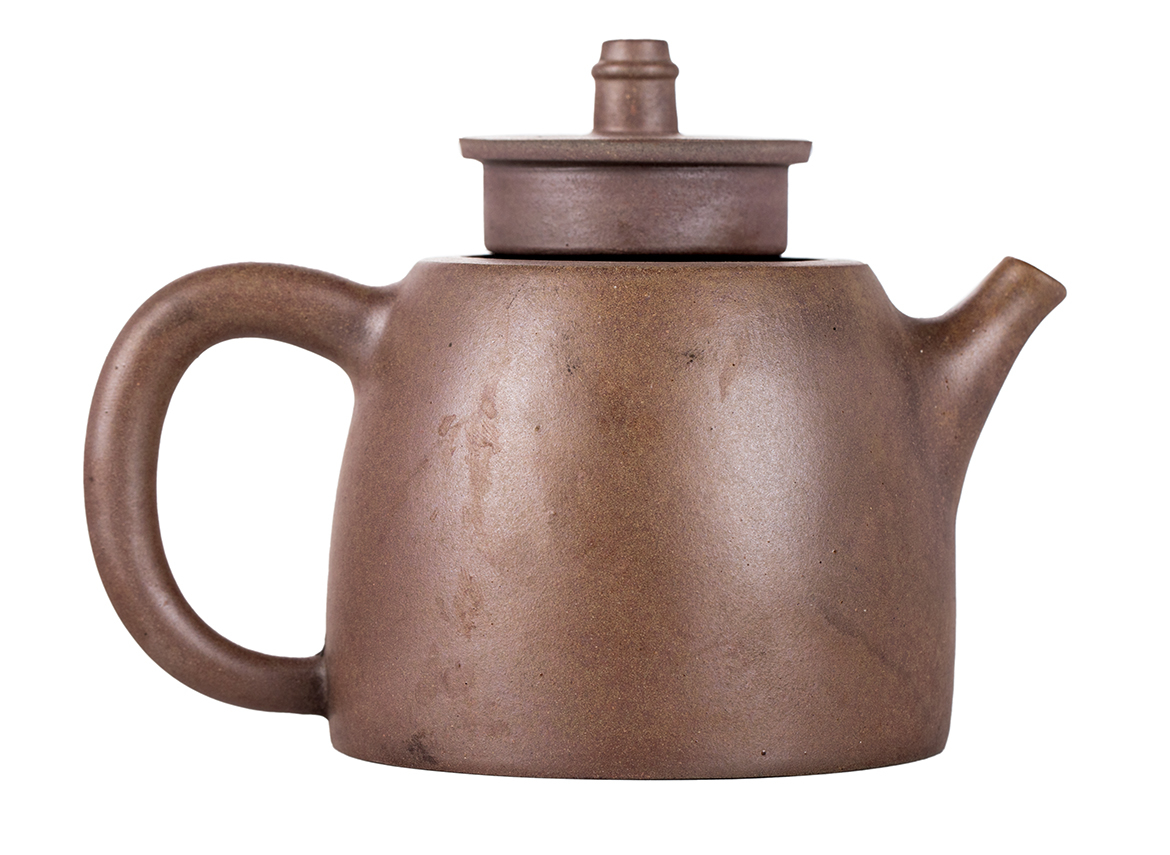 Чайник # 51858, исинская глина, дровяной обжиг, ручная работа,  220 мл.