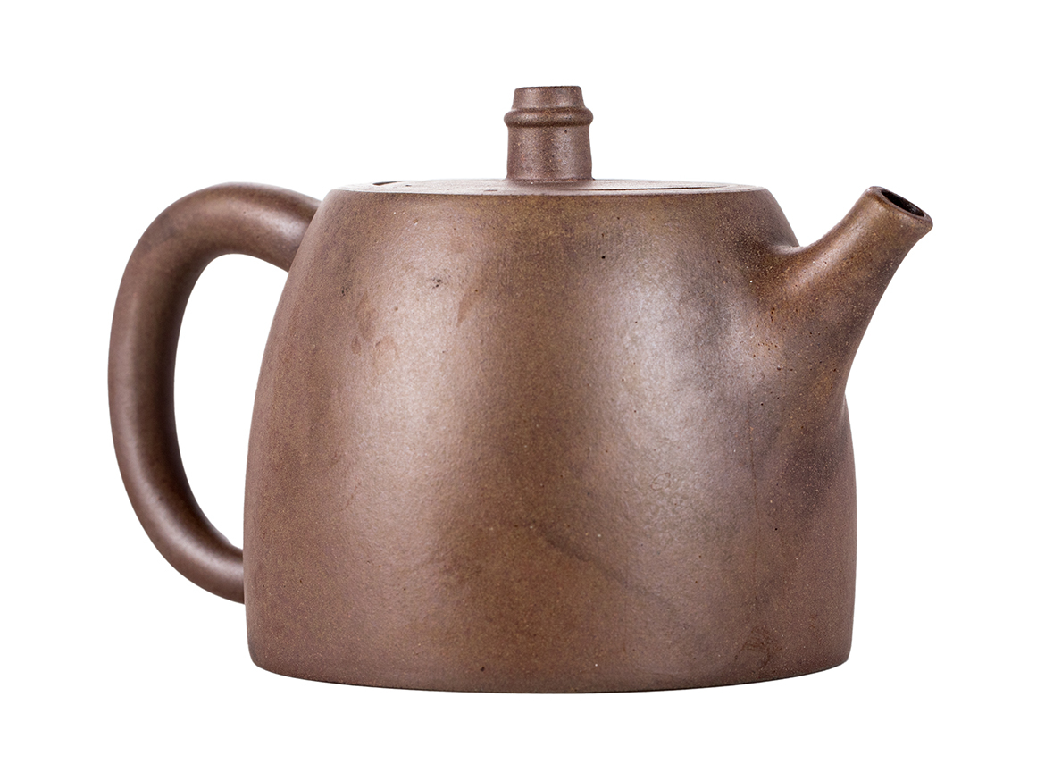 Чайник # 51858, исинская глина, дровяной обжиг, ручная работа,  220 мл.
