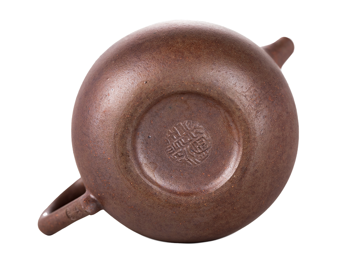 Чайник # 51859, исинская глина, дровяной обжиг, ручная работа, 140 мл.