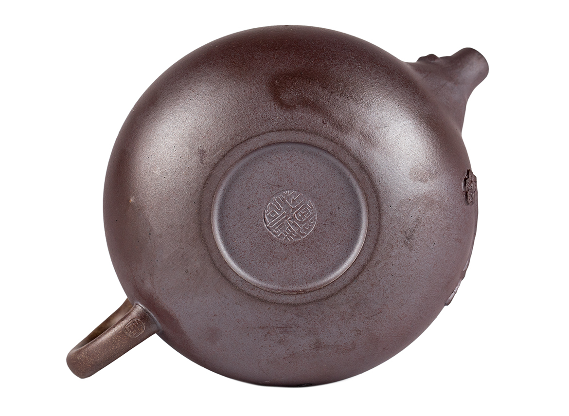 Чайник # 51862, исинская глина, дровяной обжиг, ручная работа, 240 мл.