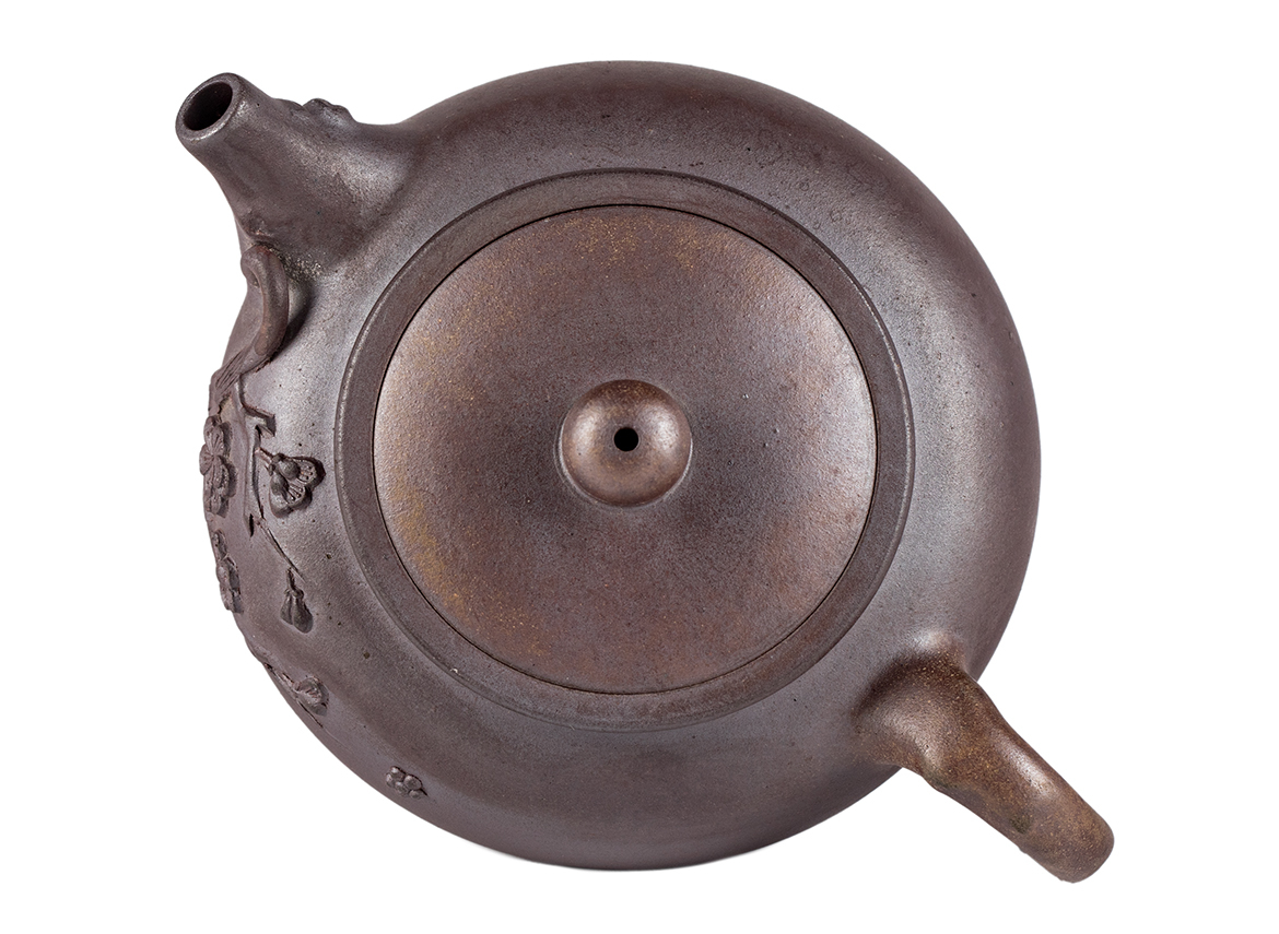 Чайник # 51862, исинская глина, дровяной обжиг, ручная работа, 240 мл.