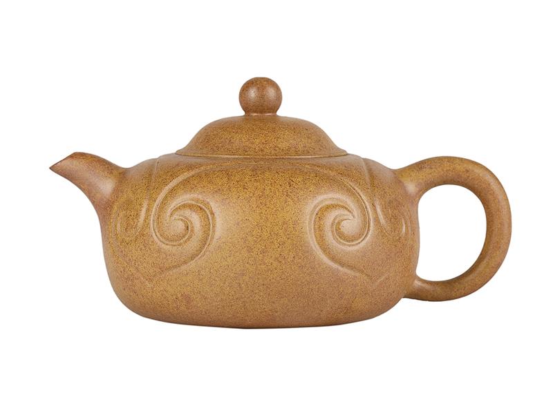 Чайник # 51867, исинская глина, дровяной обжиг, ручная работа, 170 мл. Чайник # 51867, исинская глина, дровяной обжиг, ручная работа, 170 мл.