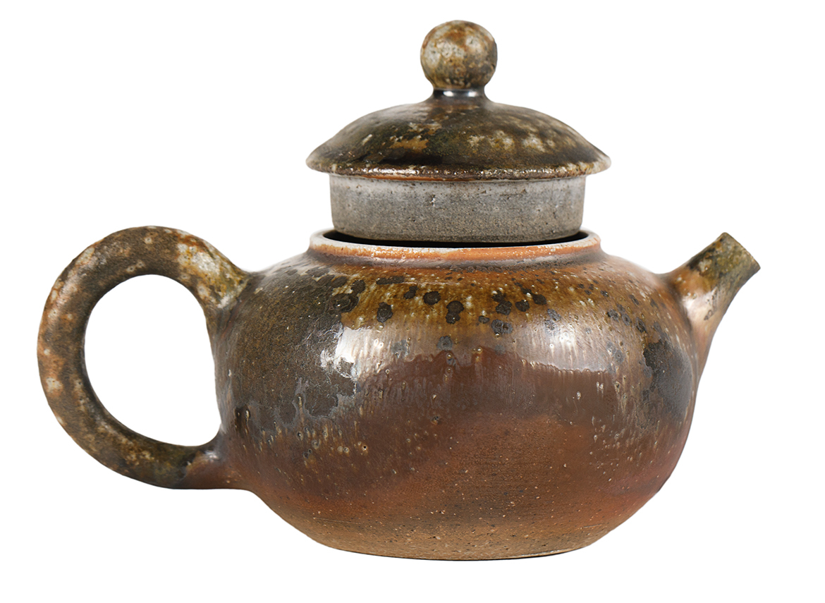 Чайник # 51868, керамика Дэхуа, дровяной обжиг, 170 мл.