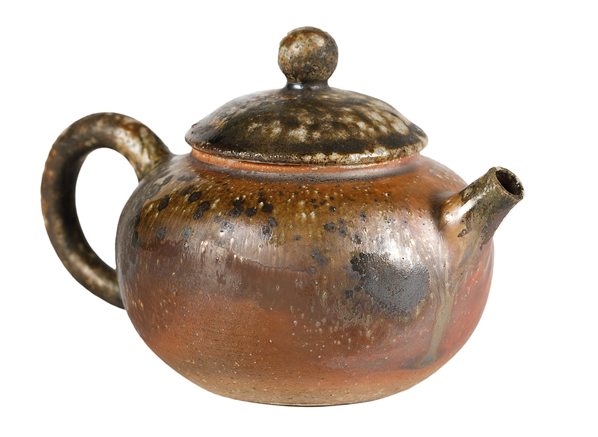 Чайник # 51868, керамика Дэхуа, дровяной обжиг, 170 мл.