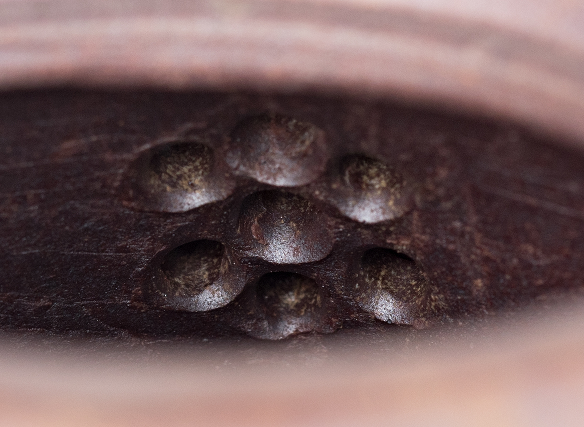 Чайник # 51871, исинская глина, дровяной обжиг, ручная работа, 240 мл.