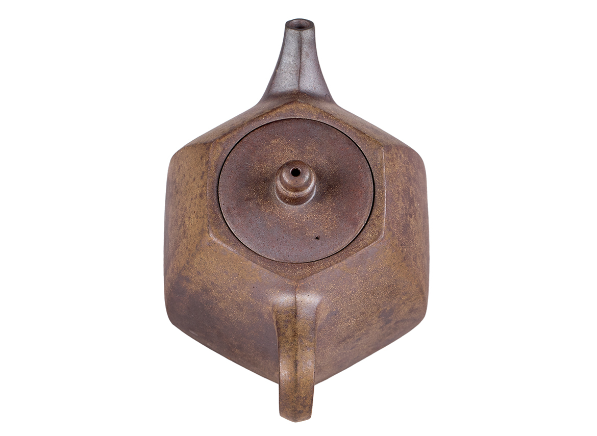 Чайник # 51871, исинская глина, дровяной обжиг, ручная работа, 240 мл.