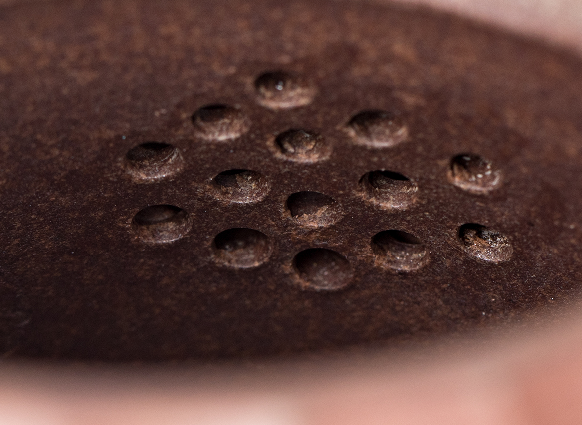 Чайник # 51872, исинская глина, дровяной обжиг, ручная работа, 240 мл.