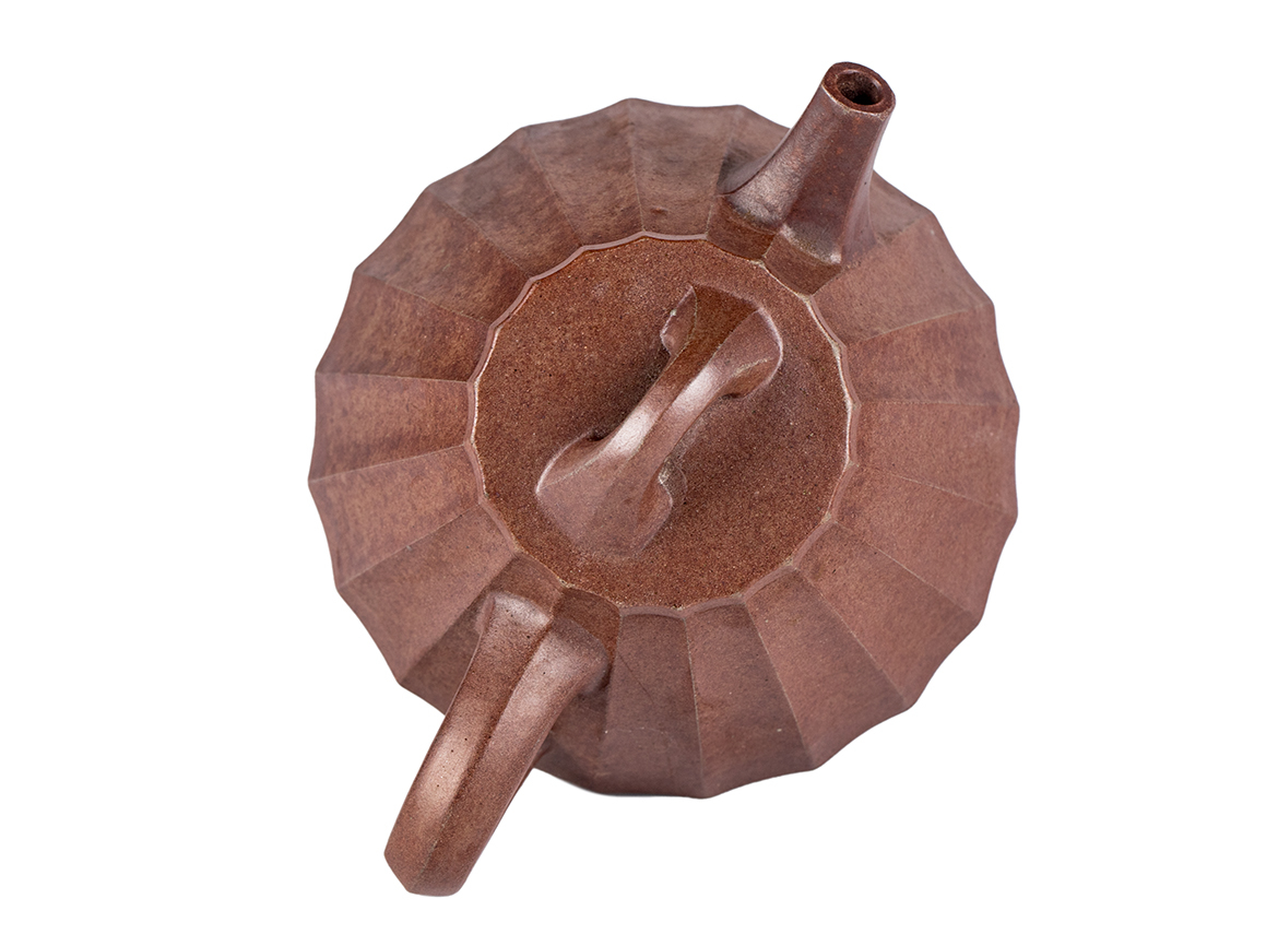 Чайник # 51872, исинская глина, дровяной обжиг, ручная работа, 240 мл.