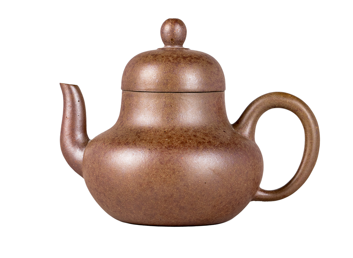 Чайник # 51877, исинская глина, дровяной обжиг, ручная работа, 100 мл.