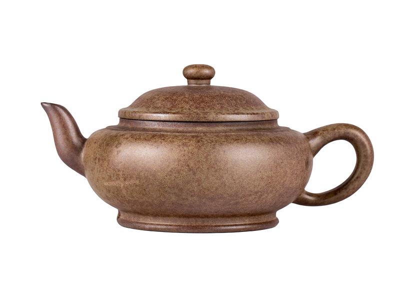 Чайник # 51878, исинская глина, дровяной обжиг, ручная работа, 190 мл.