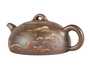 Чайник # 51884, дровяной обжиг/исинская глина, ручная работа,  130 мл.