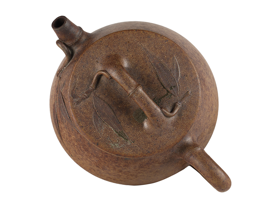 Чайник # 51885, дровяной обжиг/исинская глина, ручная работа,  250 мл.