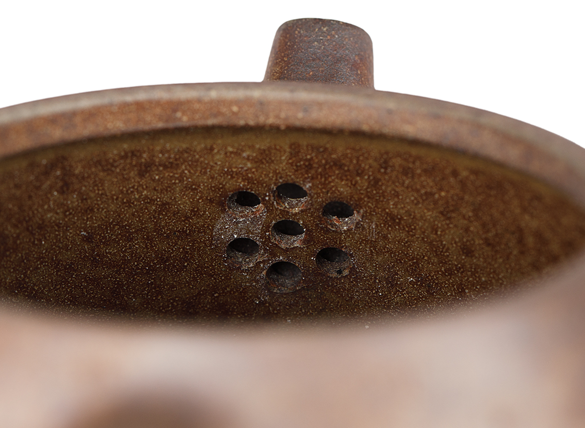 Чайник # 51885, дровяной обжиг/исинская глина, ручная работа,  250 мл.