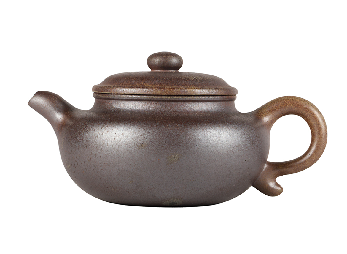 Чайник # 51886, дровяной обжиг/исинская глина, ручная работа, 250 мл.
