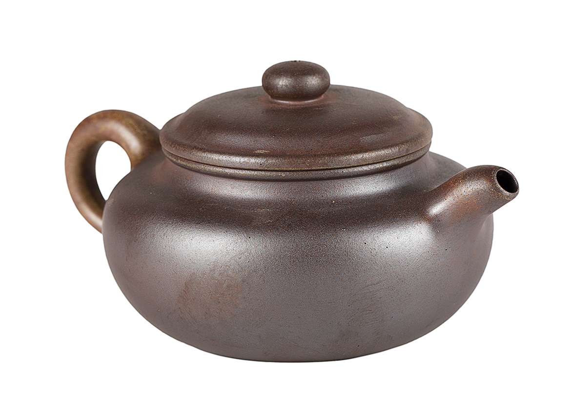 Чайник # 51886, дровяной обжиг/исинская глина, ручная работа, 250 мл.