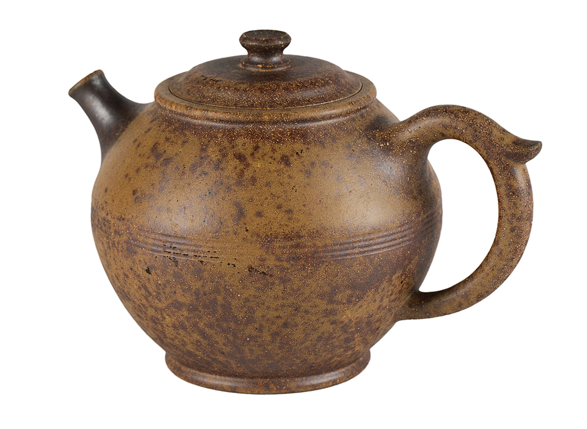 Чайник # 51887, дровяной обжиг/исинская глина, ручная работа, 200 мл.