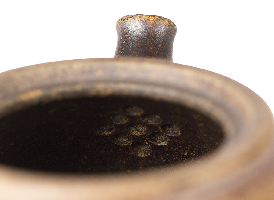 Чайник # 51887, дровяной обжиг/исинская глина, ручная работа, 200 мл.