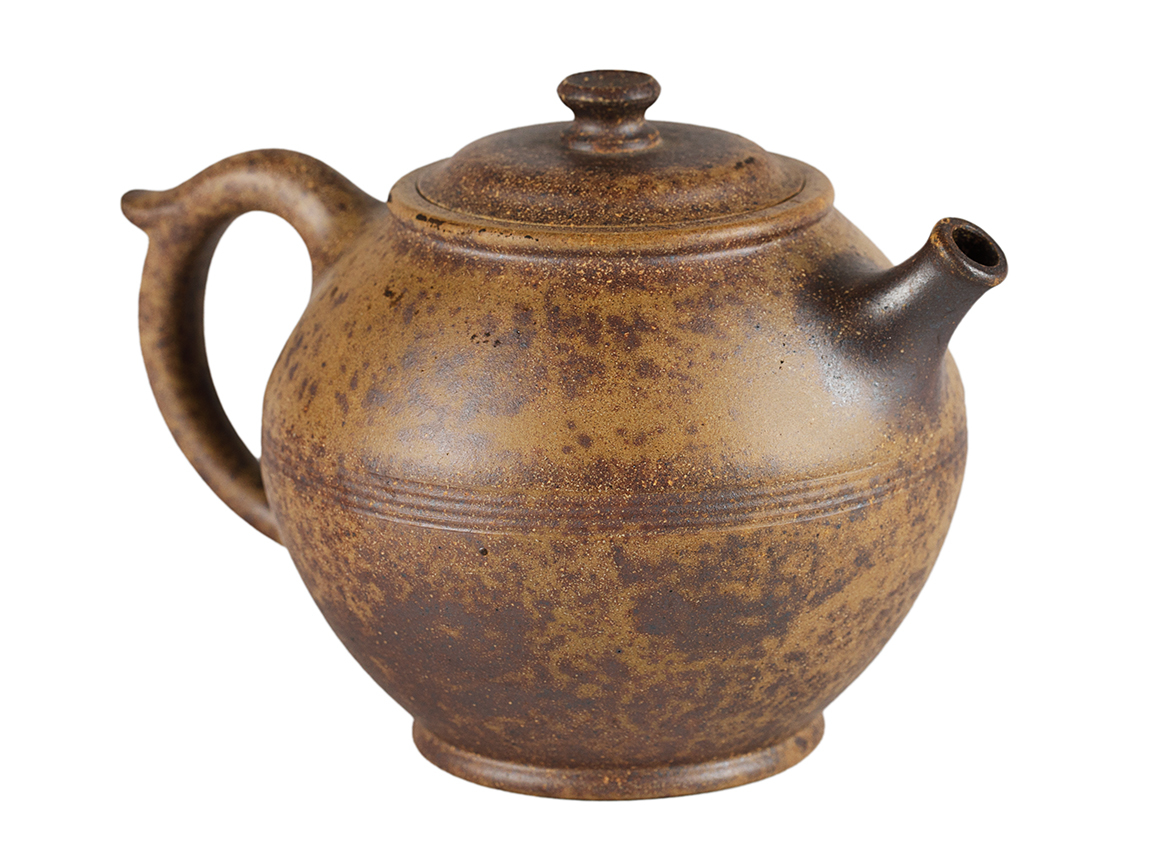 Чайник # 51887, дровяной обжиг/исинская глина, ручная работа, 200 мл.