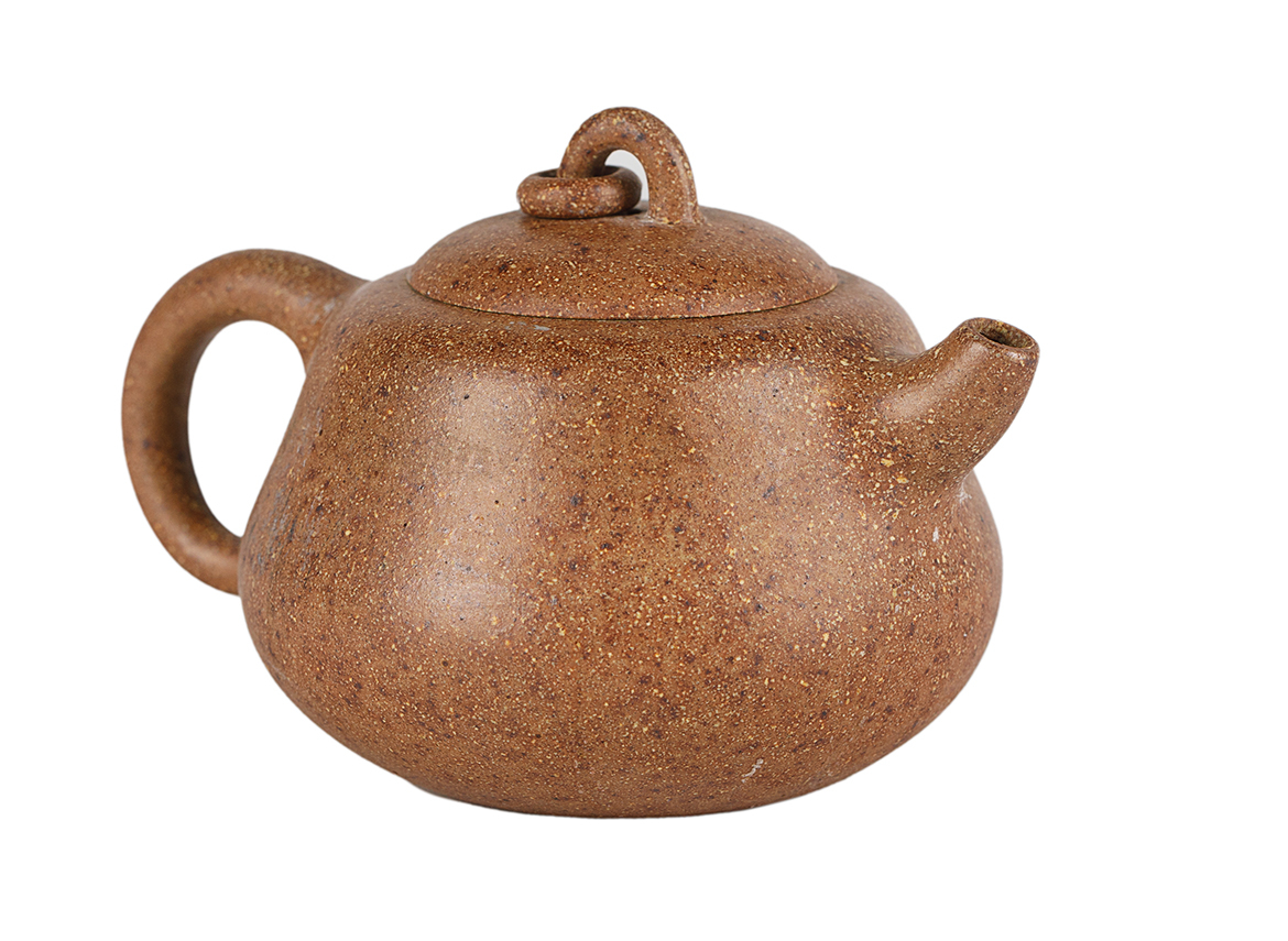 Чайник # 51888, дровяной обжиг/исинская глина, ручная работа, 100 мл.