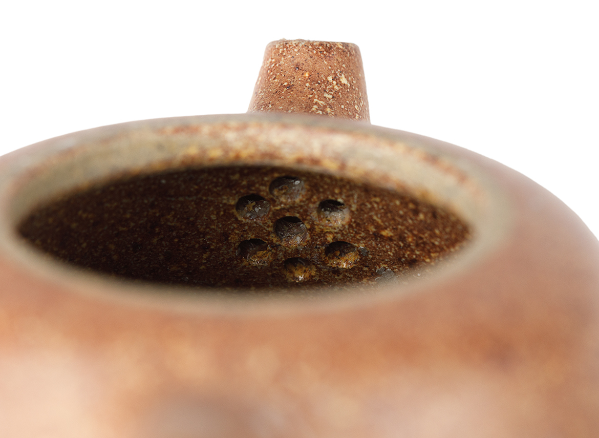 Чайник # 51888, дровяной обжиг/исинская глина, ручная работа, 100 мл.