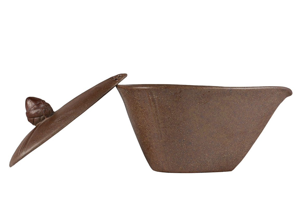 Чайник # 51892, дровяной обжиг/исинская глина, ручная работа,100 мл.