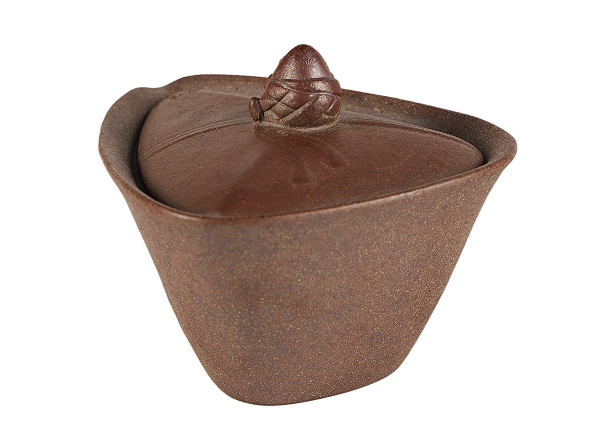 Чайник # 51892, дровяной обжиг/исинская глина, ручная работа,100 мл.