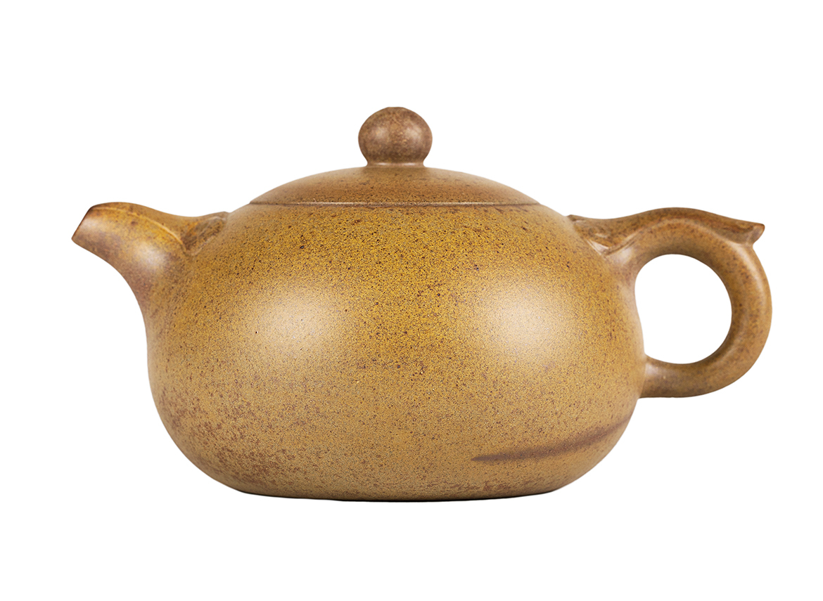 Чайник # 51893, дровяной обжиг/исинская глина, ручная работа, 240 мл.