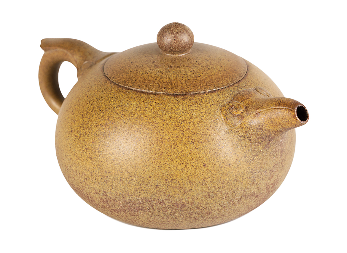 Чайник # 51893, дровяной обжиг/исинская глина, ручная работа, 240 мл.