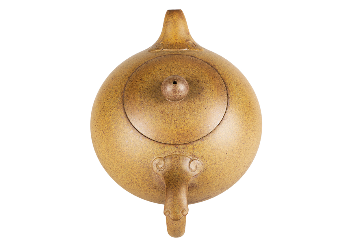 Чайник # 51893, дровяной обжиг/исинская глина, ручная работа, 240 мл.