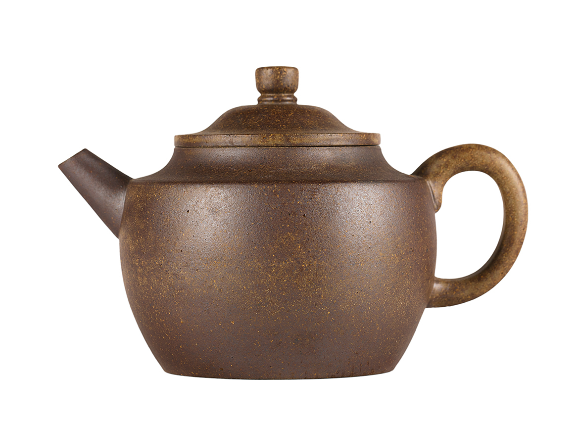 Чайник # 51895, дровяной обжиг/исинская глина, ручная работа, 250 мл.