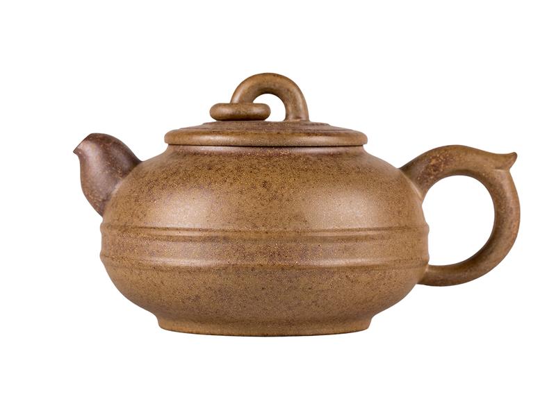 Чайник # 51897, дровяной обжиг/исинская глина, ручная работа, 200 мл.