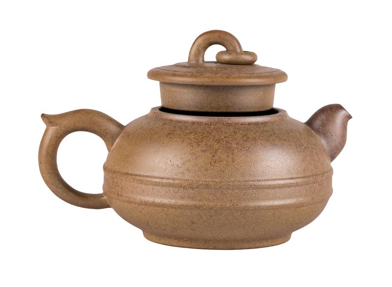 Чайник # 51897, дровяной обжиг/исинская глина, ручная работа, 200 мл.