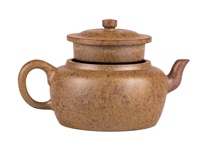 Чайник # 51900, дровяной обжиг/исинская глина, ручная работа, 150 мл.
