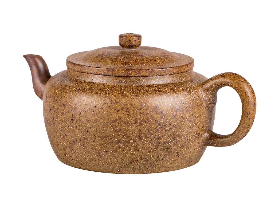 Чайник # 51900, дровяной обжиг/исинская глина, ручная работа,  150 мл.