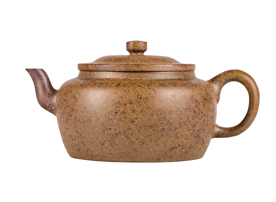 Чайник # 51900, дровяной обжиг/исинская глина, ручная работа,  150 мл.