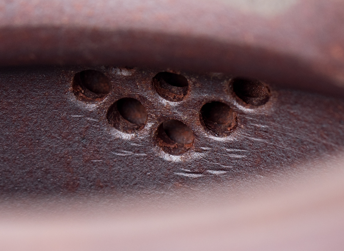 Чайник # 51901, дровяной обжиг/исинская глина, ручная работа, 180 мл.