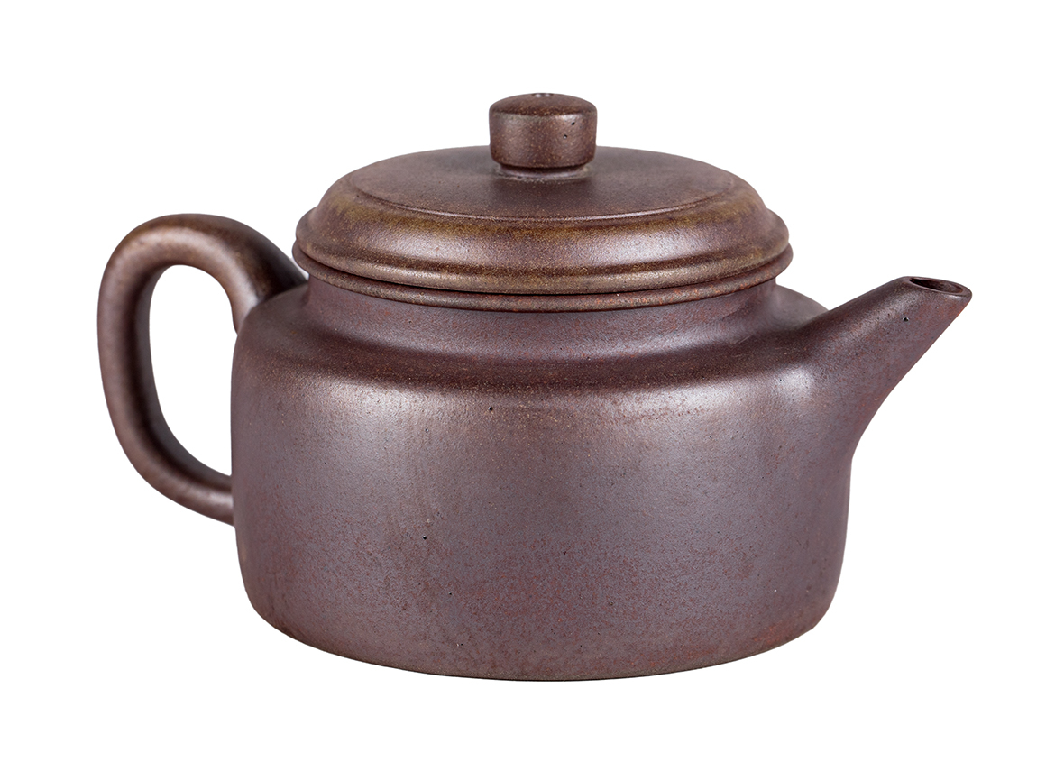 Чайник # 51901, дровяной обжиг/исинская глина, ручная работа, 180 мл.