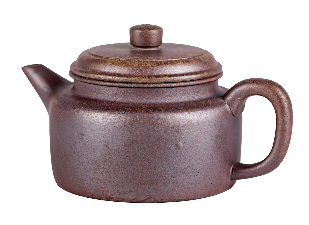 Чайник # 51901, дровяной обжиг/исинская глина, ручная работа, 180 мл.