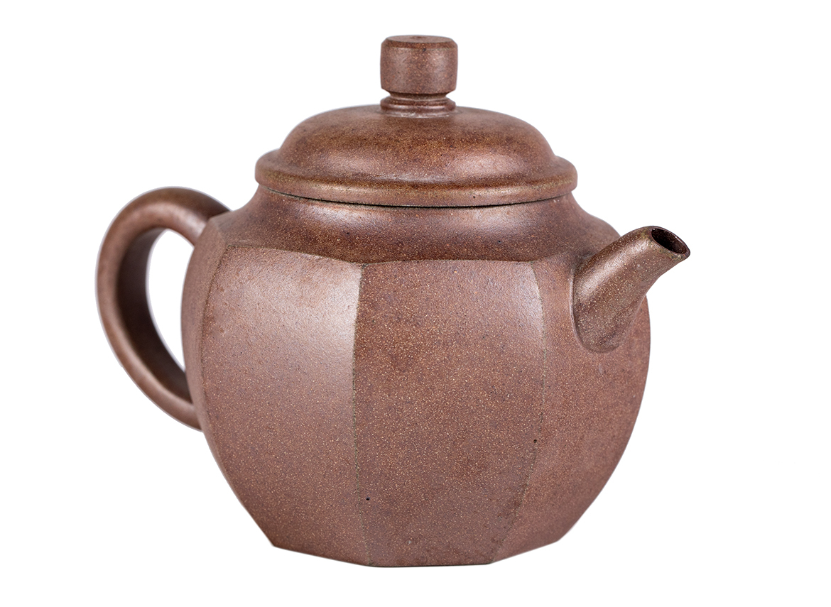 Чайник # 51902, дровяной обжиг/исинская глина, ручная работа,  160 мл.