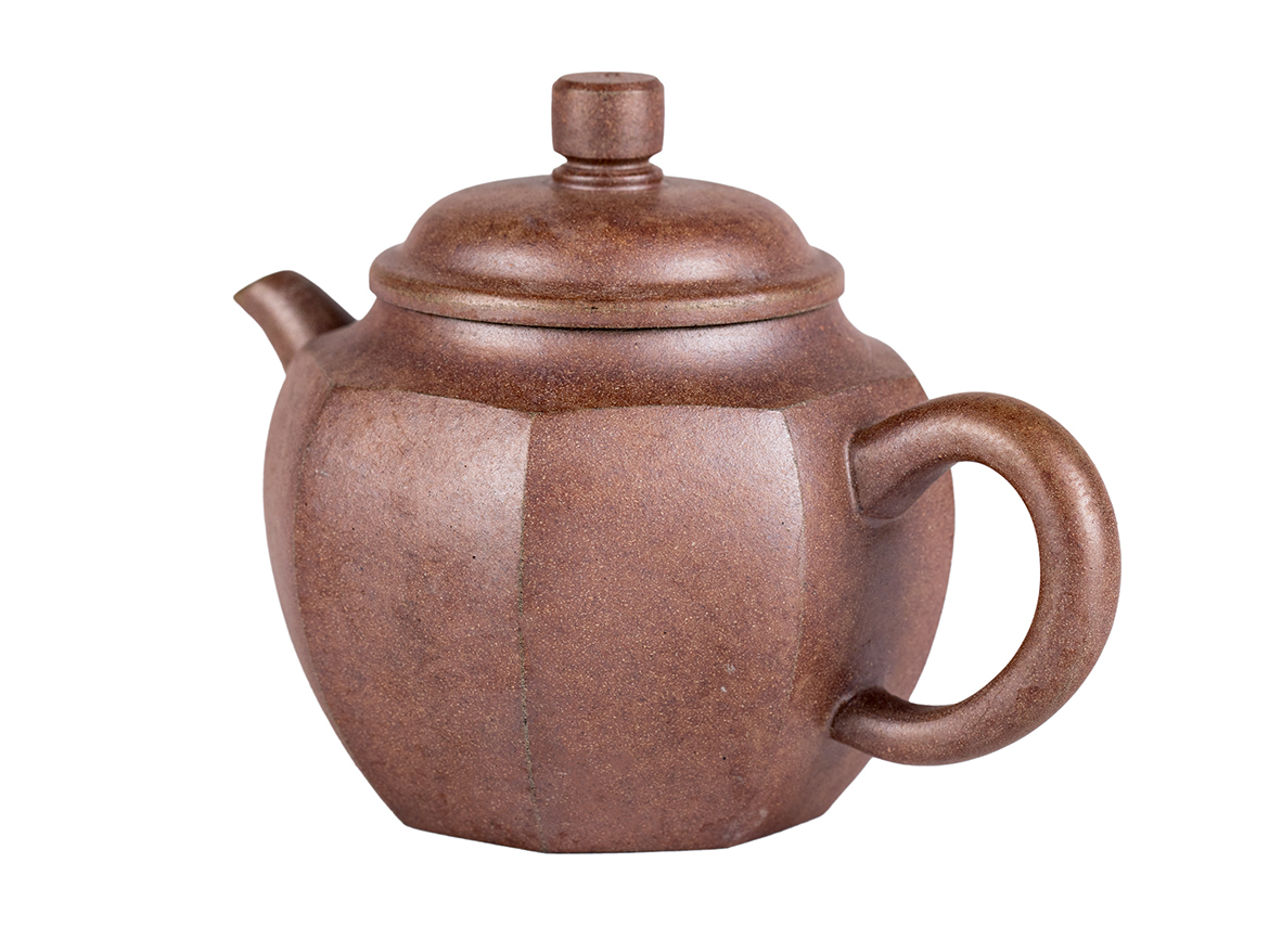 Чайник # 51902, дровяной обжиг/исинская глина, ручная работа,  160 мл.