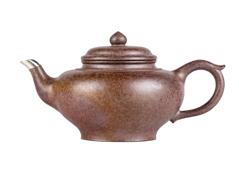 Чайник # 51903, дровяной обжиг/исинская глина, ручная работа, 250 мл.