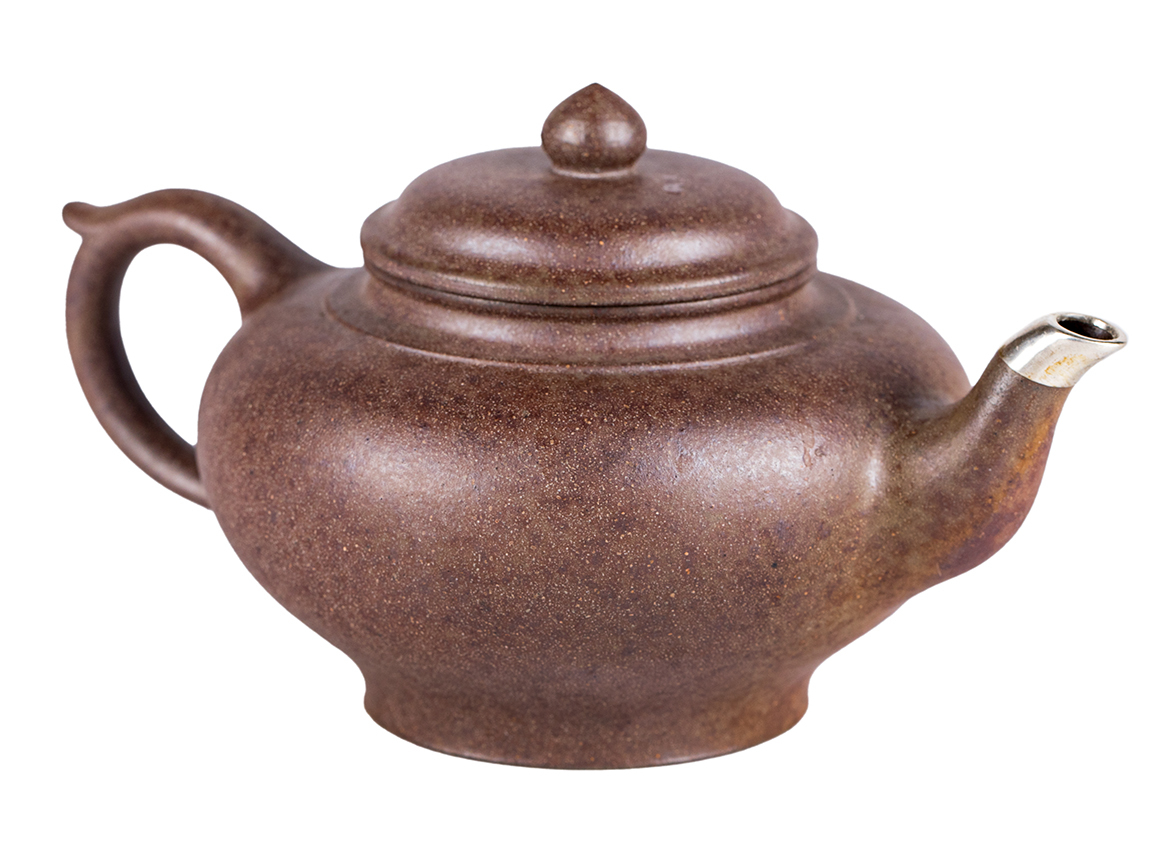 Чайник # 51903, дровяной обжиг/исинская глина, ручная работа, 250 мл.