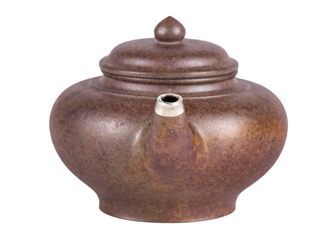 Чайник # 51903, дровяной обжиг/исинская глина, ручная работа, 250 мл.