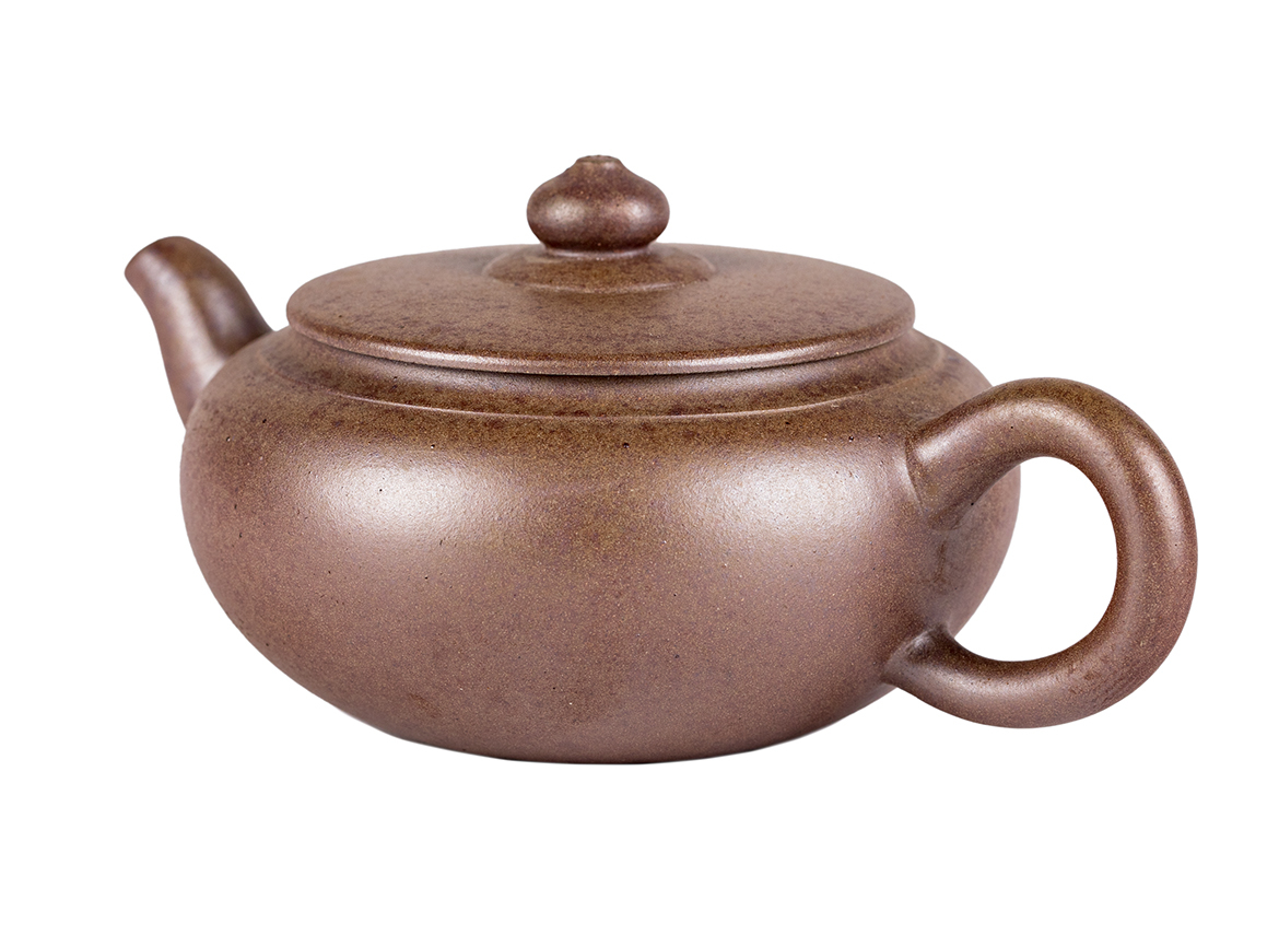 Чайник # 51905, дровяной обжиг/исинская глина, ручная работа, 200 мл.