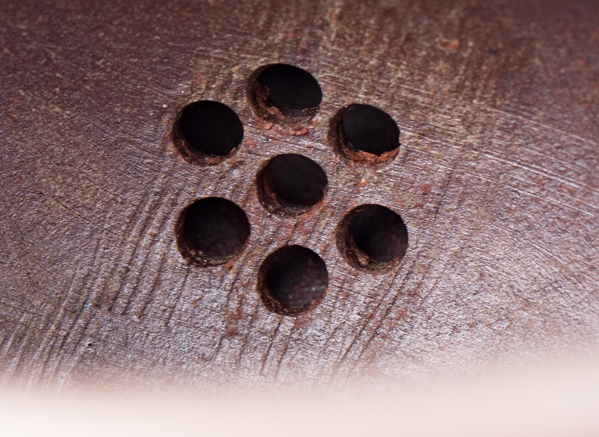 Чайник # 51905, дровяной обжиг/исинская глина, ручная работа, 200 мл.