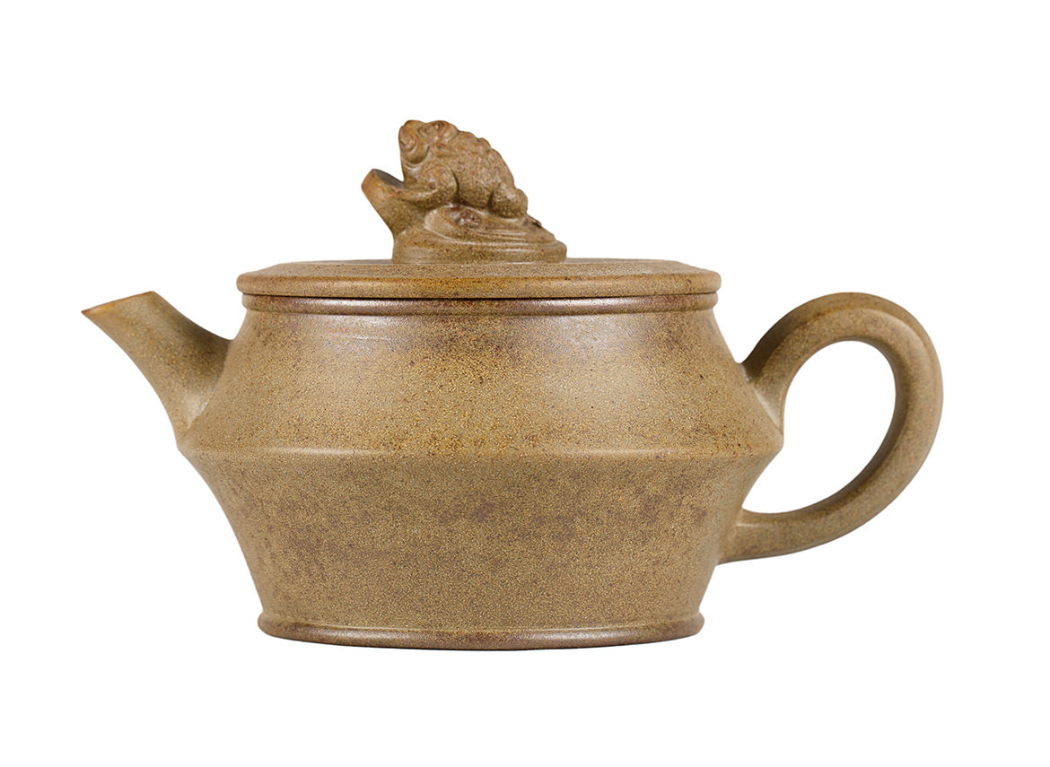 Чайник # 51906, дровяной обжиг/исинская глина, ручная работа, 130 мл.