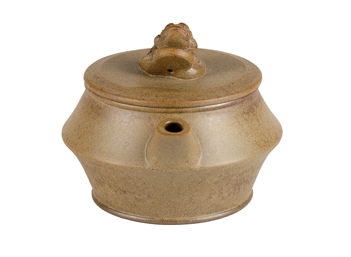 Чайник # 51906, дровяной обжиг/исинская глина, ручная работа, 130 мл.