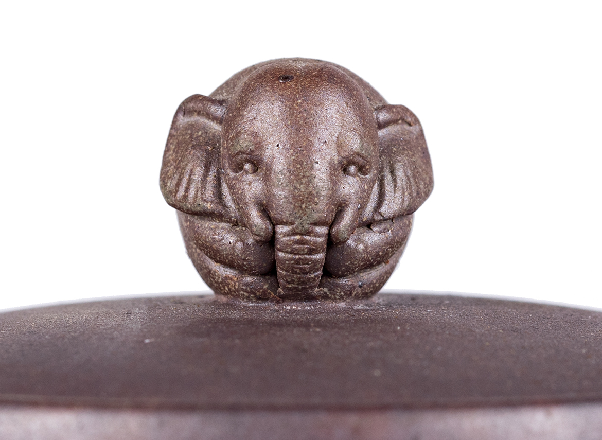 Чайник # 51907, дровяной обжиг/исинская глина, ручная работа, 180 мл.