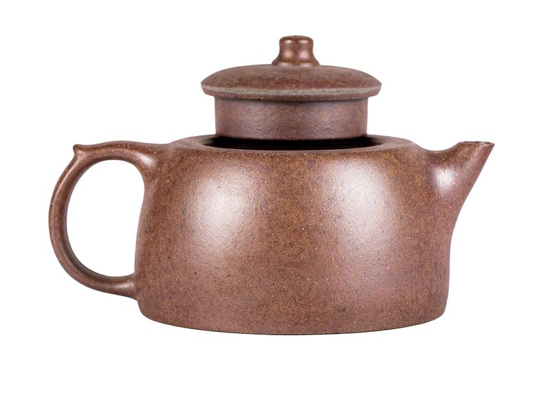 Чайник # 51909, дровяной обжиг/исинская глина, ручная работа, 170 мл.