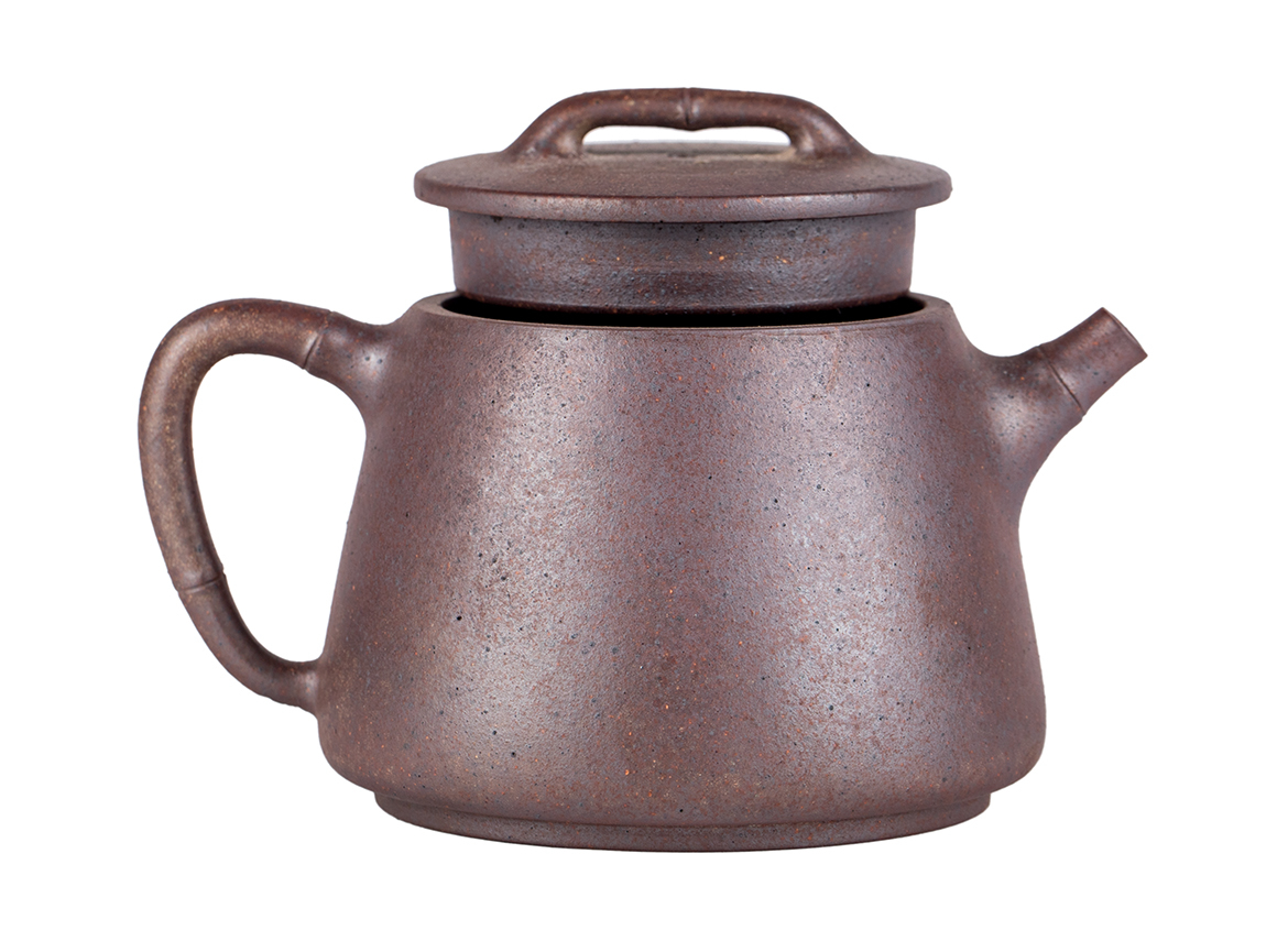 Чайник # 51911, дровяной обжиг/исинская глина, ручная работа,  220 мл.